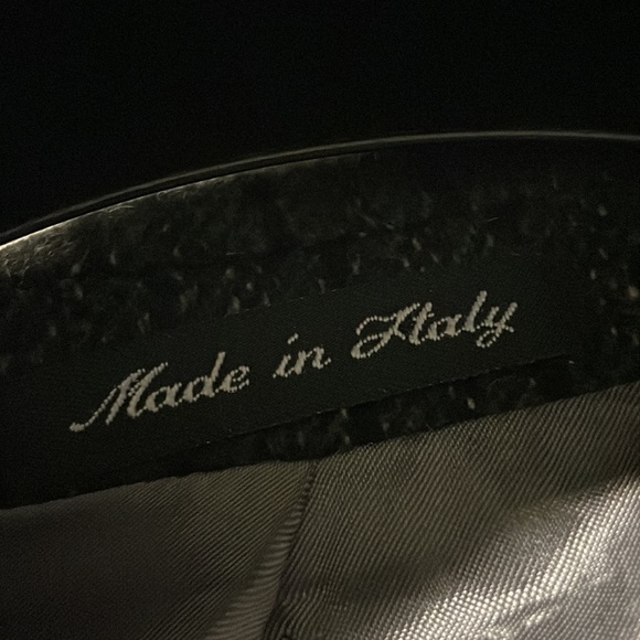 Mens long wool/cashmere blend coat blazer - Picture 4 of 9